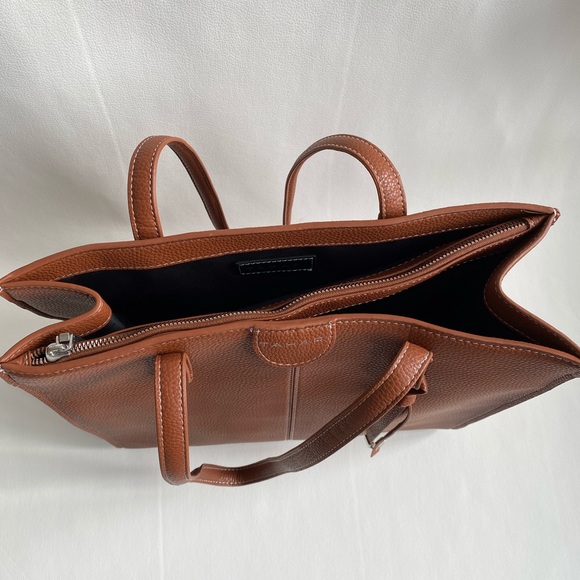 Tahari Cognac Tote - Picture 4 of 5